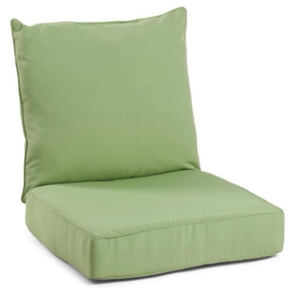 Tommy Bahama deep seat replacement OUTDOOR indoor cushions 2 pc set 24 x 24 NEW